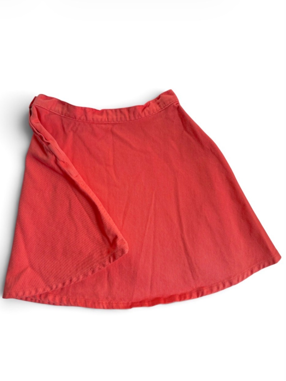AMERICAN APPAREL Y2K Vintage Coral Denim Skirt.